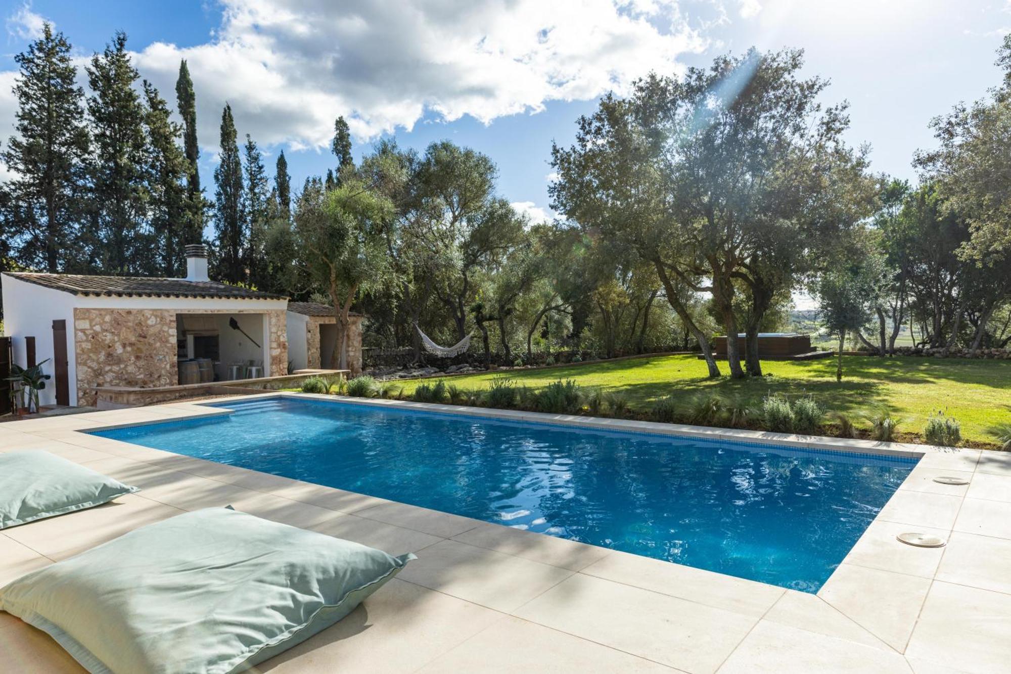 Es Mirador De Vernissa Jacuzzi Sauna Y Piscina Santa Margalida Exterior foto