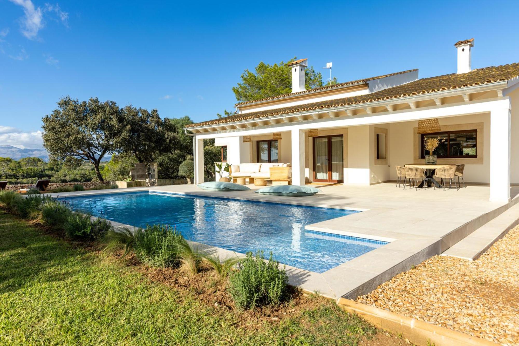 Es Mirador De Vernissa Jacuzzi Sauna Y Piscina Santa Margalida Exterior foto